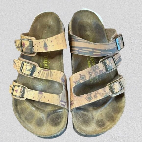 Papillio by Birkenstock 3 straps retro sandals 40 - Picture 1 of 11